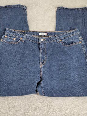 Levi's 515 Women's Jeans 24 Plus High Rise Bootcut Dark Wash Blue BOO102E